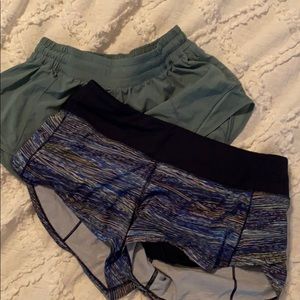 2 pairs of Lululemon shorts